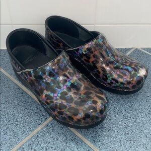 Dansko Metallic Clogs Size 38